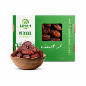 Linah Farms Medjool Dates Medium Size (Egyptian)-1KG